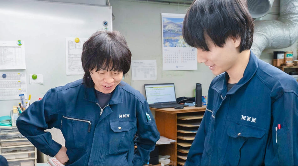 製造部門の社員